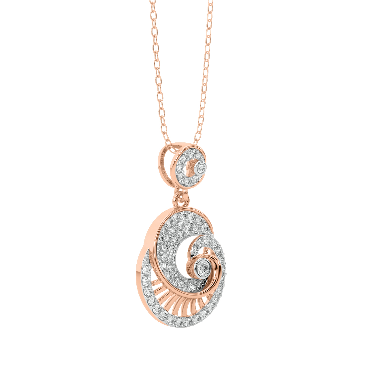 Aren Round Diamond Pendant